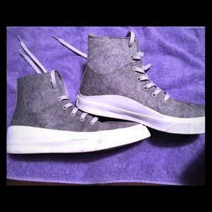 Gray High Top UNISEX Converse with Lunarlon